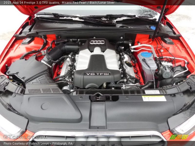  2015 S4 Prestige 3.0 TFSI quattro Engine - 3.0 Liter TFSI Supercharged DOHC 24-Valve VVT V6