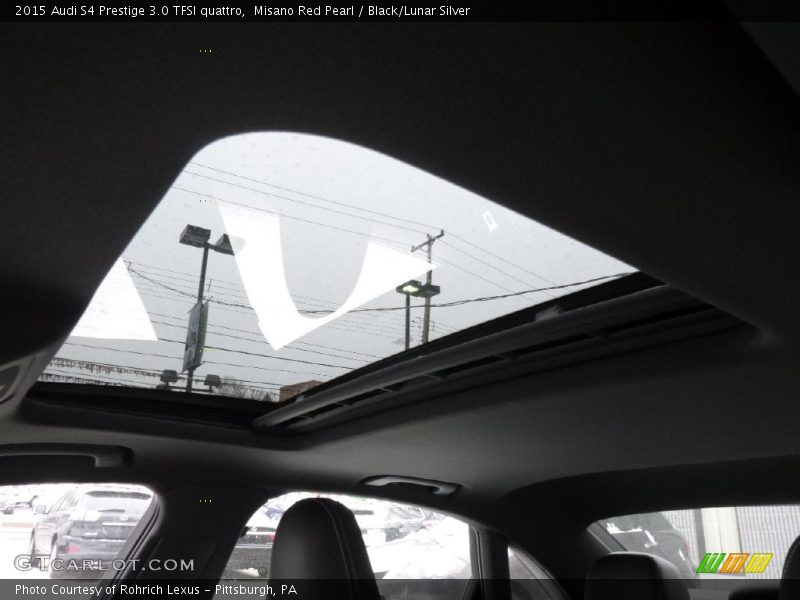 Misano Red Pearl / Black/Lunar Silver 2015 Audi S4 Prestige 3.0 TFSI quattro