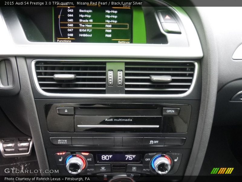 Misano Red Pearl / Black/Lunar Silver 2015 Audi S4 Prestige 3.0 TFSI quattro