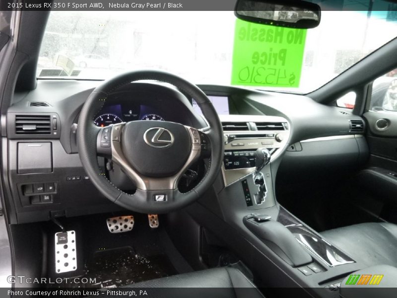  2015 RX 350 F Sport AWD Black Interior