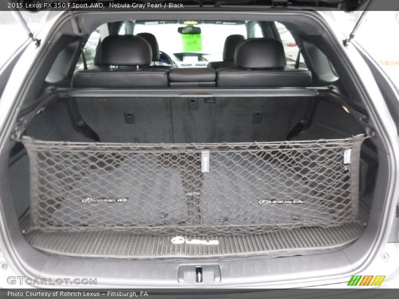  2015 RX 350 F Sport AWD Trunk