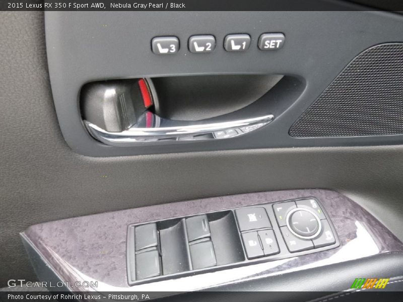 Nebula Gray Pearl / Black 2015 Lexus RX 350 F Sport AWD