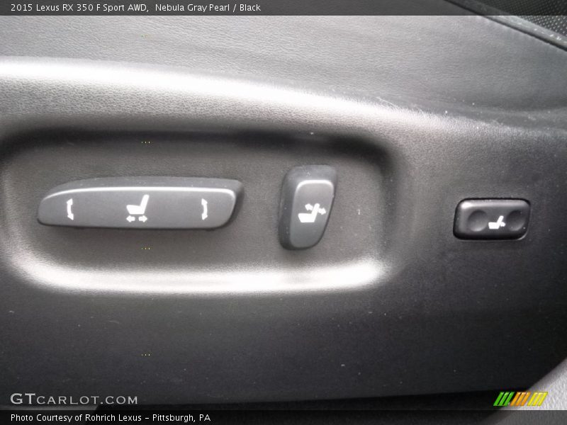 Nebula Gray Pearl / Black 2015 Lexus RX 350 F Sport AWD
