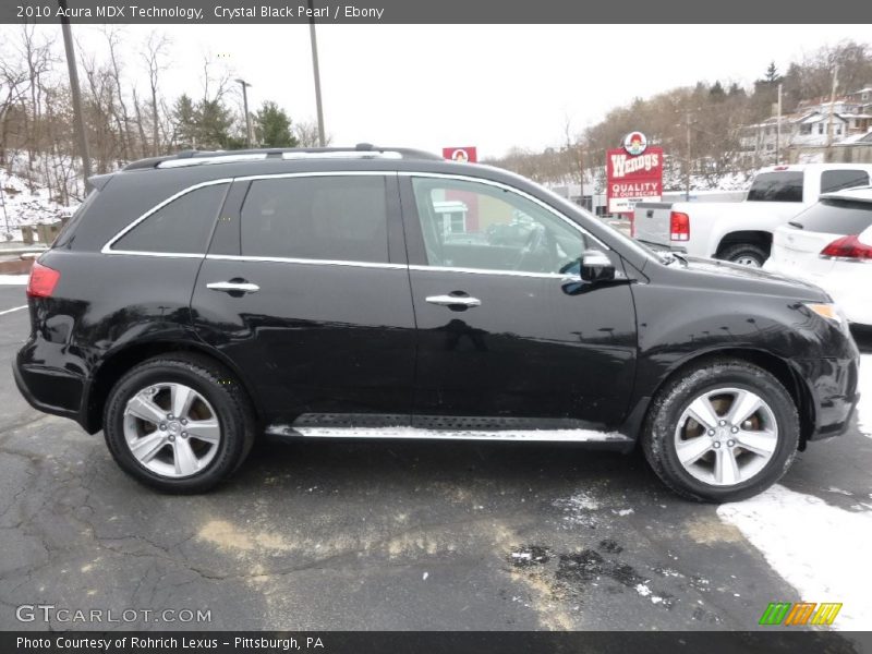 Crystal Black Pearl / Ebony 2010 Acura MDX Technology