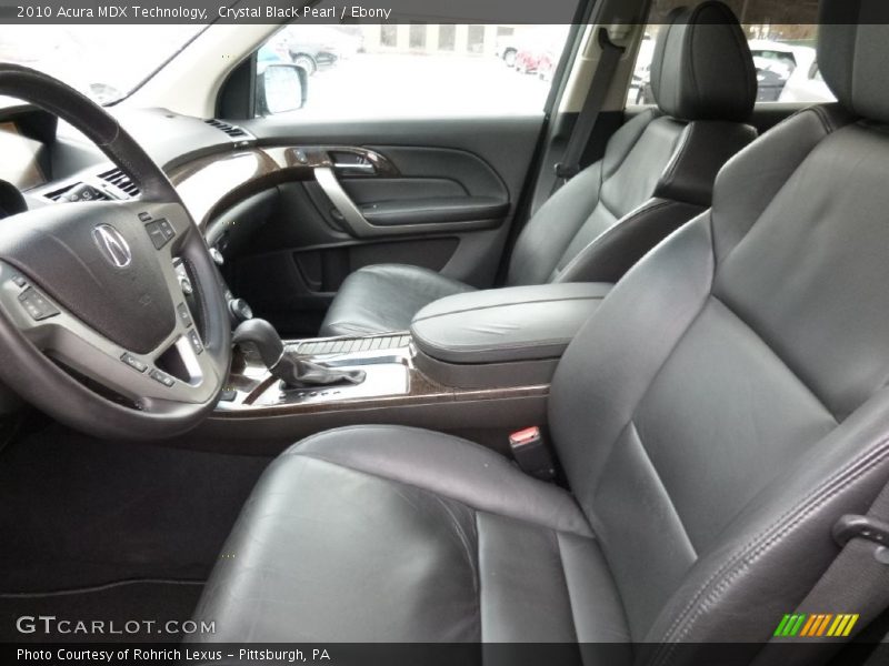 Crystal Black Pearl / Ebony 2010 Acura MDX Technology