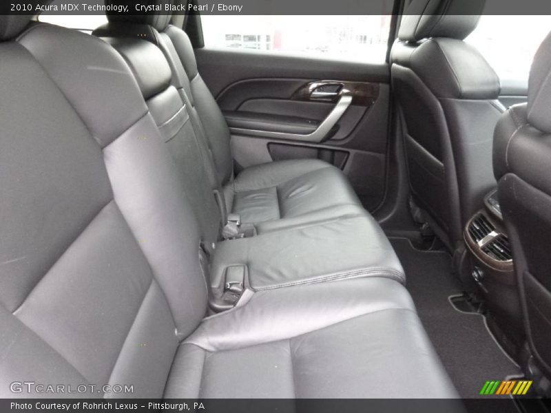 Crystal Black Pearl / Ebony 2010 Acura MDX Technology