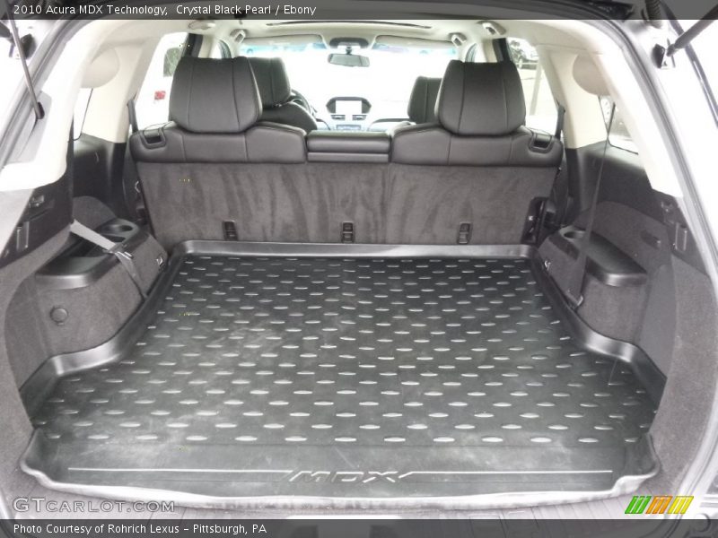 Crystal Black Pearl / Ebony 2010 Acura MDX Technology