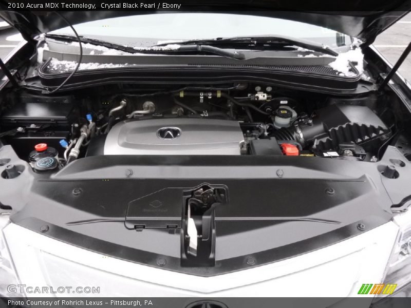 Crystal Black Pearl / Ebony 2010 Acura MDX Technology