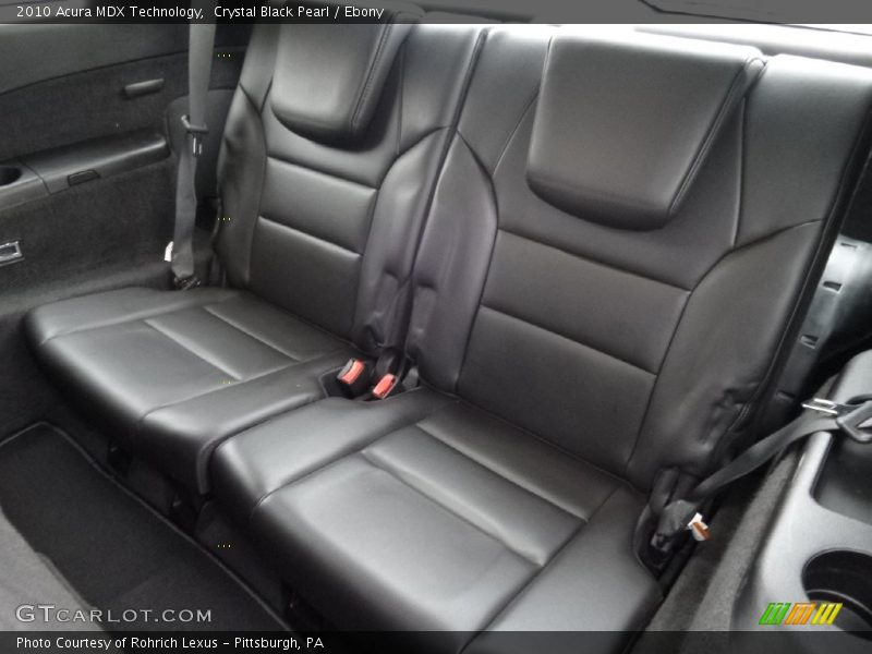 Crystal Black Pearl / Ebony 2010 Acura MDX Technology