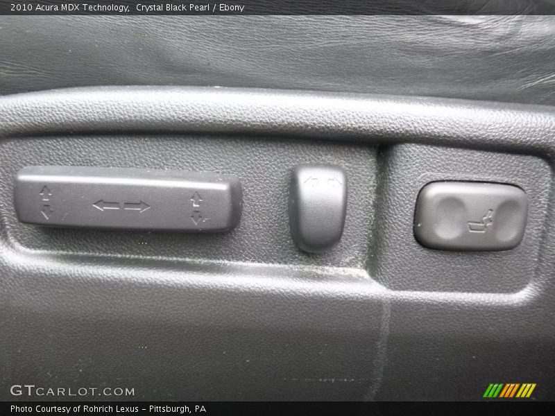 Crystal Black Pearl / Ebony 2010 Acura MDX Technology