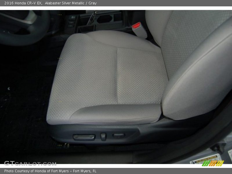 Alabaster Silver Metallic / Gray 2016 Honda CR-V EX