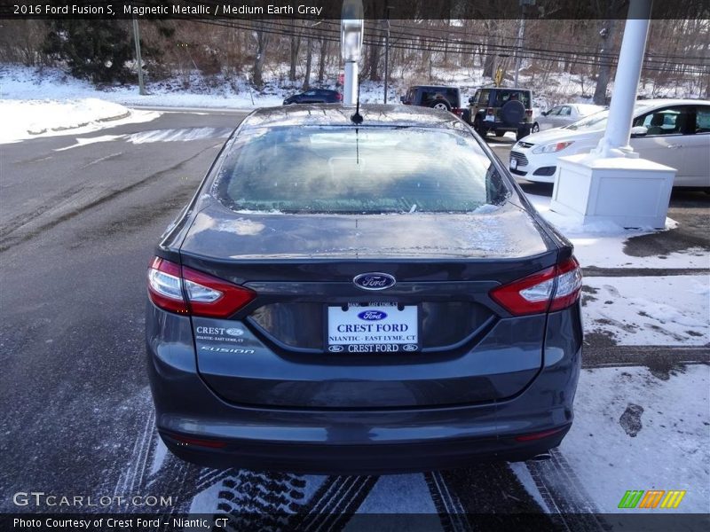 Magnetic Metallic / Medium Earth Gray 2016 Ford Fusion S