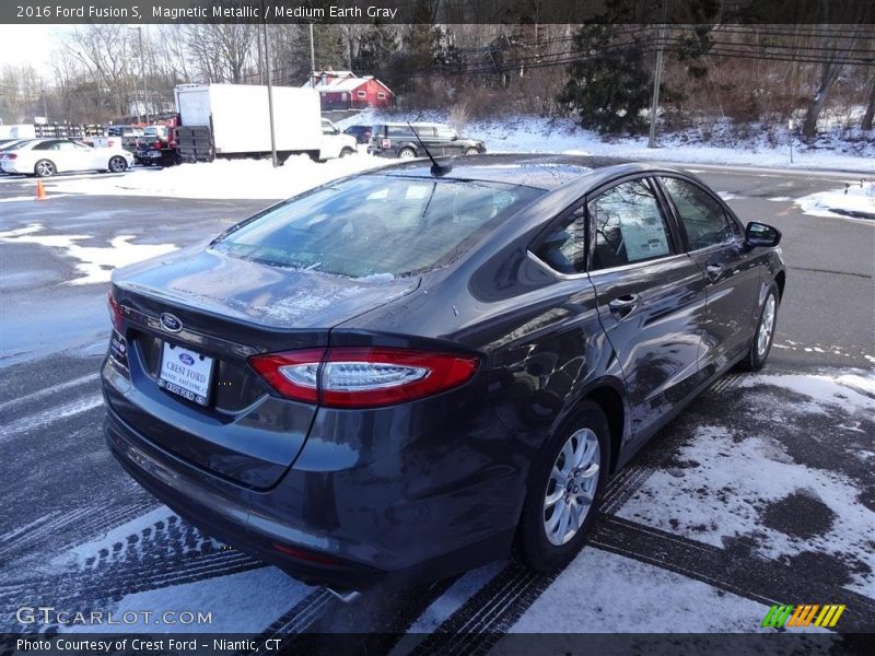 Magnetic Metallic / Medium Earth Gray 2016 Ford Fusion S