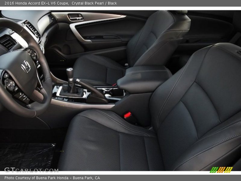  2016 Accord EX-L V6 Coupe Black Interior