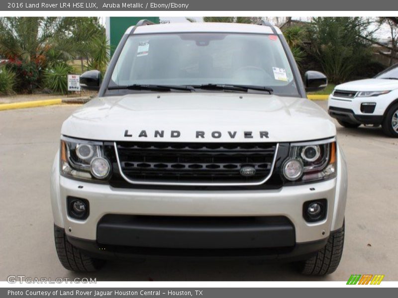 Aruba Metallic / Ebony/Ebony 2016 Land Rover LR4 HSE LUX