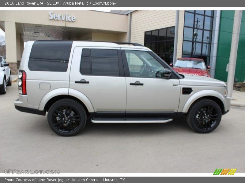 Aruba Metallic / Ebony/Ebony 2016 Land Rover LR4 HSE LUX
