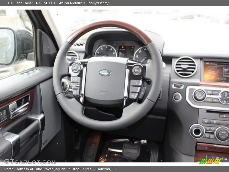 Aruba Metallic / Ebony/Ebony 2016 Land Rover LR4 HSE LUX