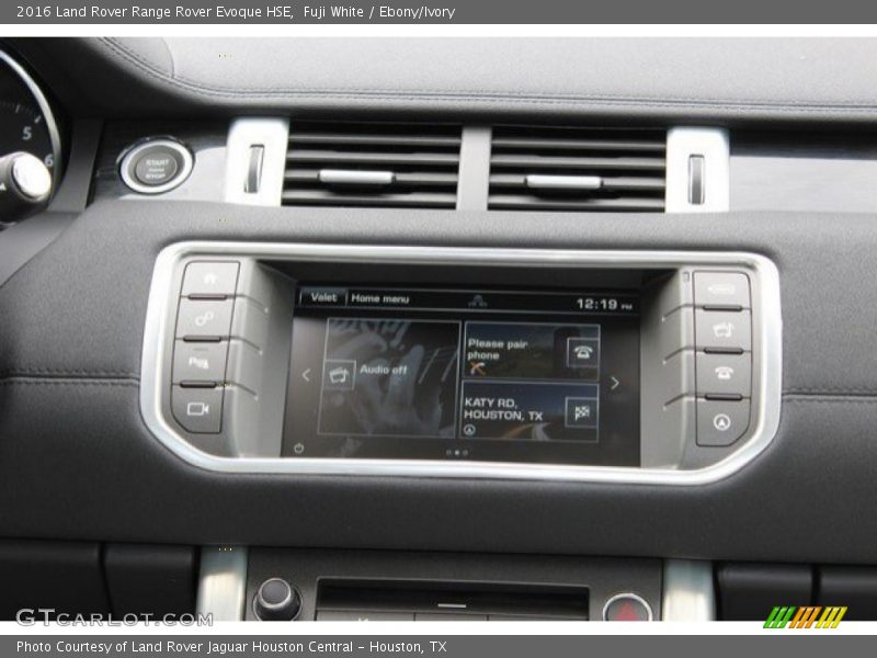 Fuji White / Ebony/Ivory 2016 Land Rover Range Rover Evoque HSE