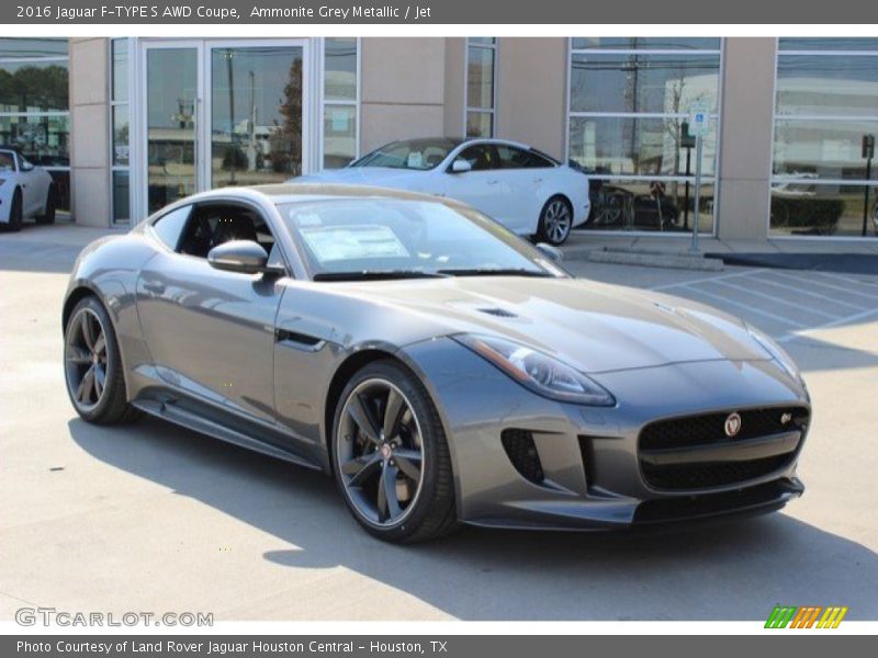 Ammonite Grey Metallic / Jet 2016 Jaguar F-TYPE S AWD Coupe
