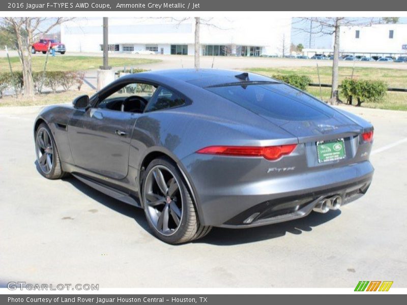 Ammonite Grey Metallic / Jet 2016 Jaguar F-TYPE S AWD Coupe