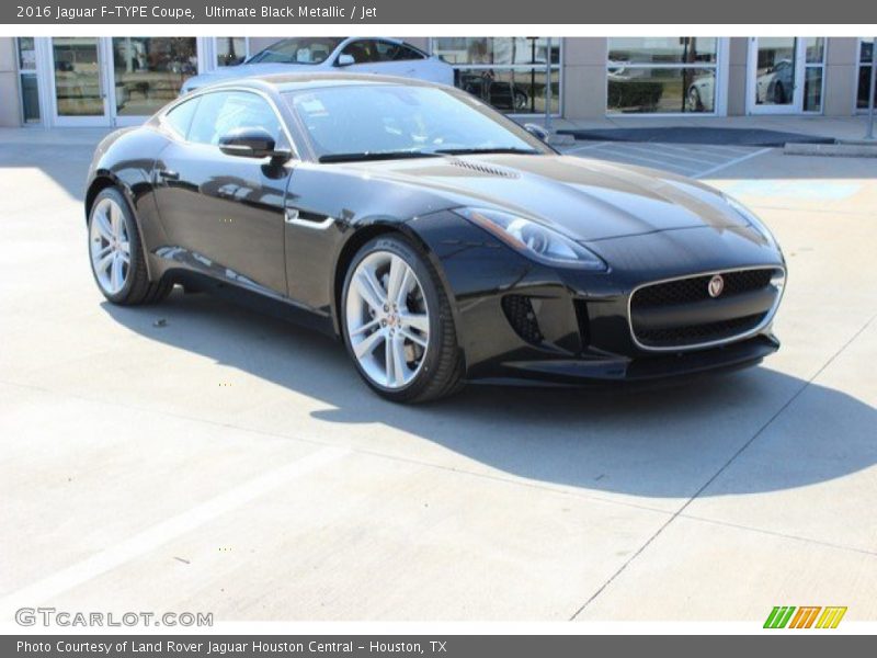 Ultimate Black Metallic / Jet 2016 Jaguar F-TYPE Coupe