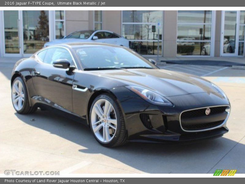 Ultimate Black Metallic / Jet 2016 Jaguar F-TYPE Coupe