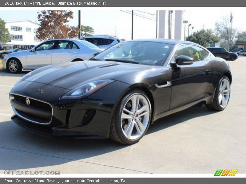 Ultimate Black Metallic / Jet 2016 Jaguar F-TYPE Coupe