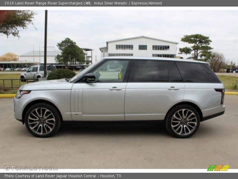 Indus Silver Metallic / Espresso/Almond 2016 Land Rover Range Rover Supercharged LWB