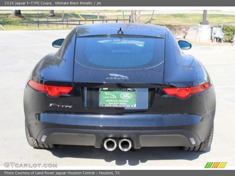 Ultimate Black Metallic / Jet 2016 Jaguar F-TYPE Coupe