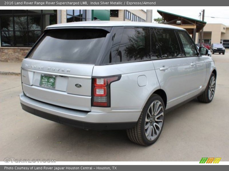 Indus Silver Metallic / Espresso/Almond 2016 Land Rover Range Rover Supercharged LWB