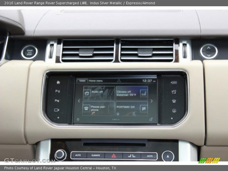 Indus Silver Metallic / Espresso/Almond 2016 Land Rover Range Rover Supercharged LWB