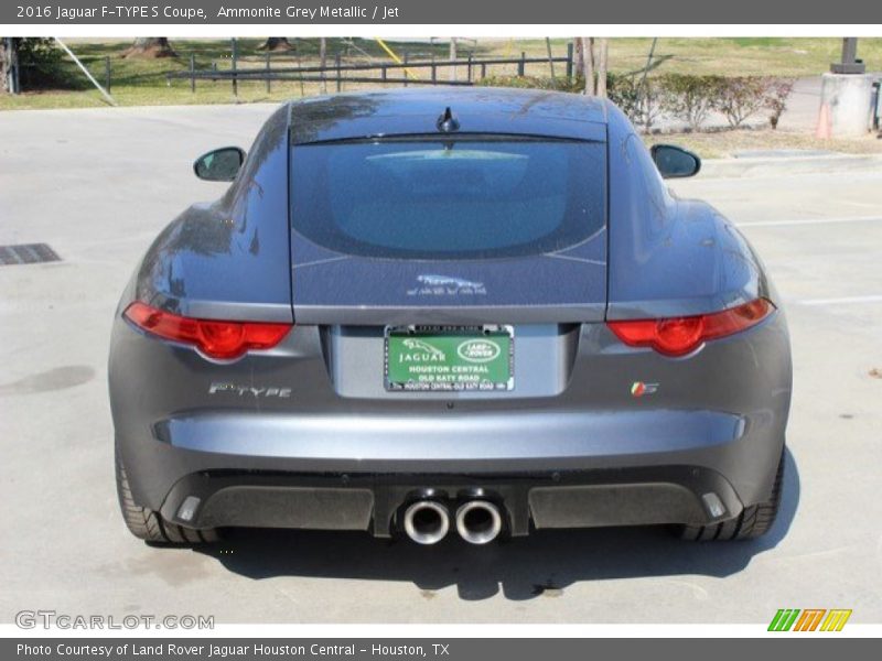Ammonite Grey Metallic / Jet 2016 Jaguar F-TYPE S Coupe