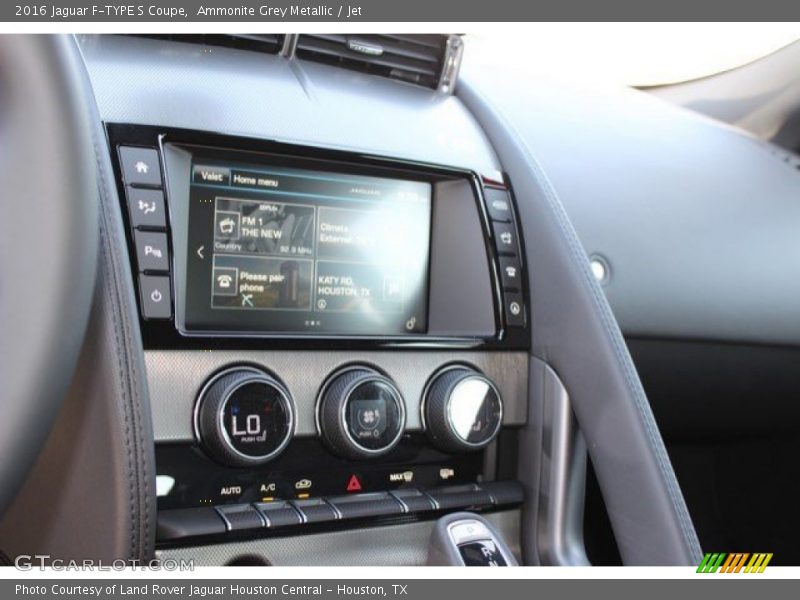 Ammonite Grey Metallic / Jet 2016 Jaguar F-TYPE S Coupe