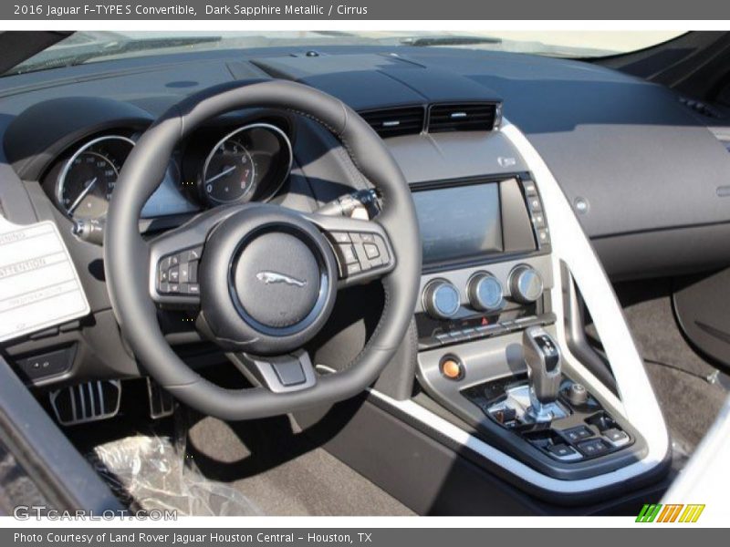 Dark Sapphire Metallic / Cirrus 2016 Jaguar F-TYPE S Convertible