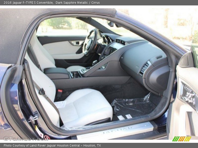 Dark Sapphire Metallic / Cirrus 2016 Jaguar F-TYPE S Convertible