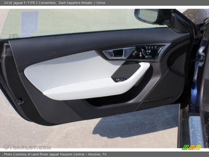 Dark Sapphire Metallic / Cirrus 2016 Jaguar F-TYPE S Convertible