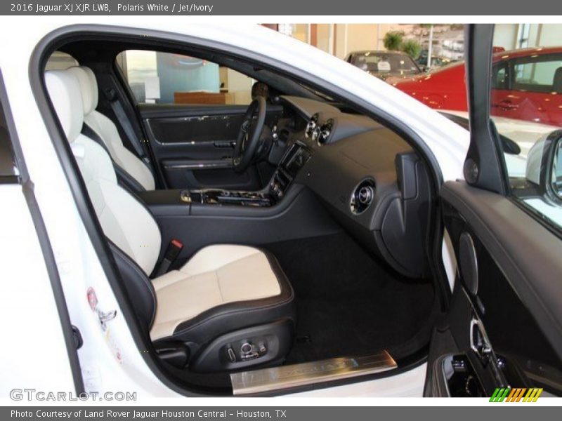 Polaris White / Jet/Ivory 2016 Jaguar XJ XJR LWB