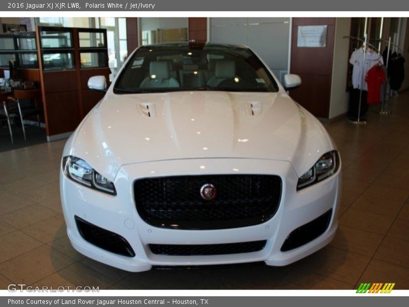 Polaris White / Jet/Ivory 2016 Jaguar XJ XJR LWB