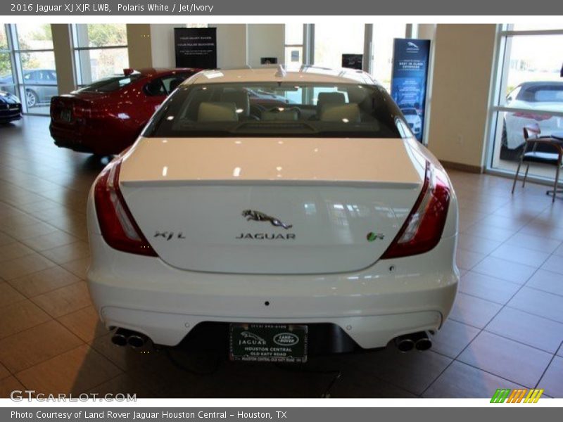 Polaris White / Jet/Ivory 2016 Jaguar XJ XJR LWB