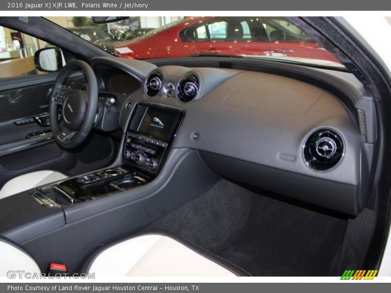 Polaris White / Jet/Ivory 2016 Jaguar XJ XJR LWB