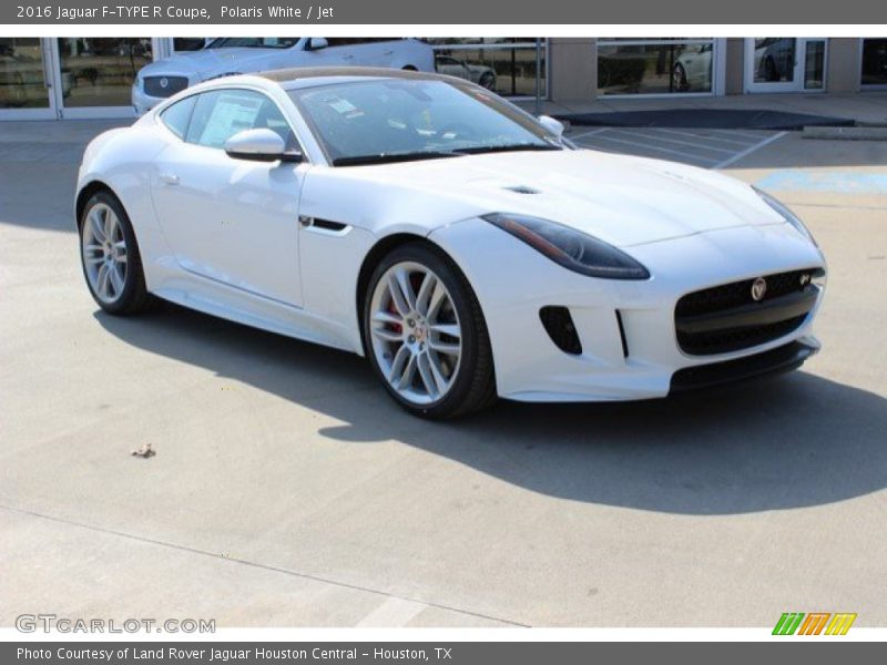 Polaris White / Jet 2016 Jaguar F-TYPE R Coupe