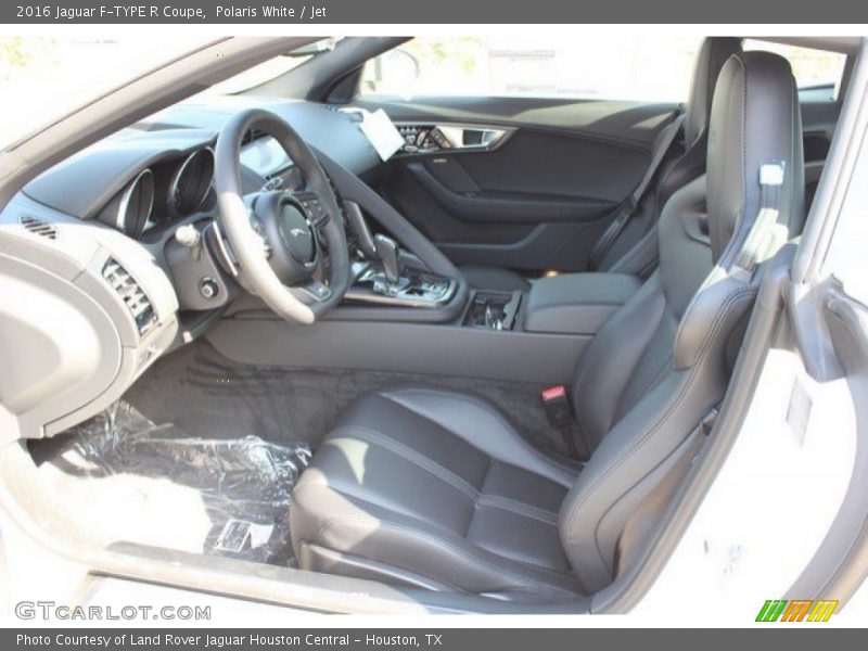 Polaris White / Jet 2016 Jaguar F-TYPE R Coupe