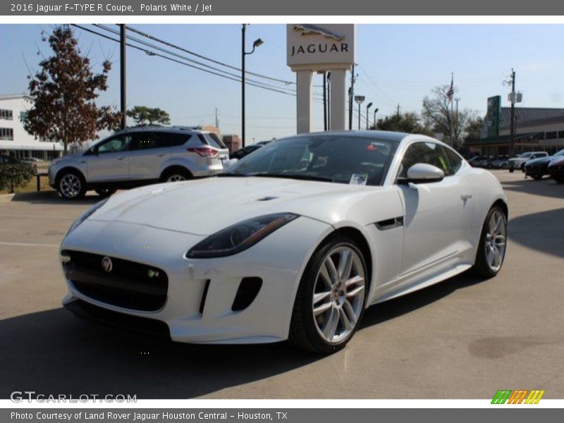 Polaris White / Jet 2016 Jaguar F-TYPE R Coupe