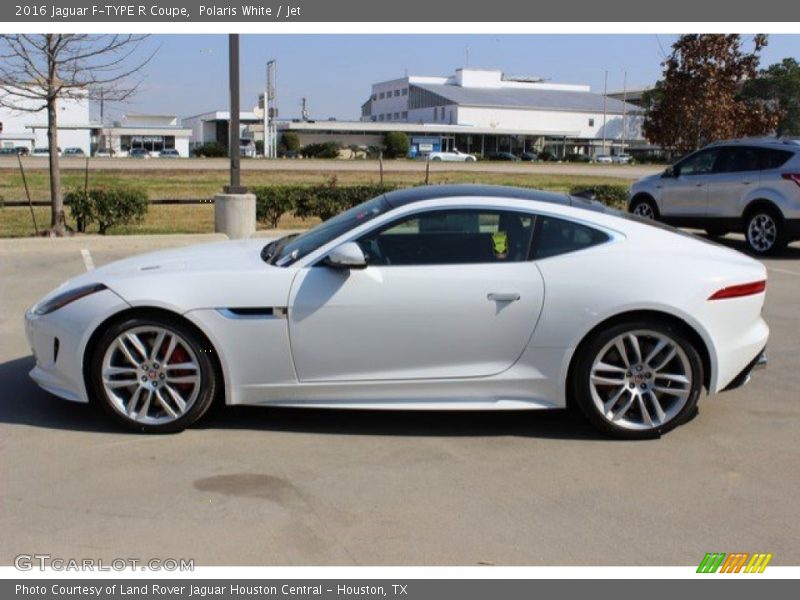 Polaris White / Jet 2016 Jaguar F-TYPE R Coupe