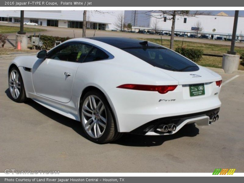 Polaris White / Jet 2016 Jaguar F-TYPE R Coupe