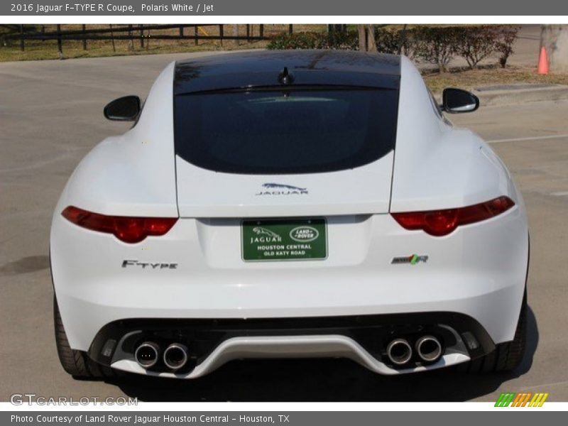 Polaris White / Jet 2016 Jaguar F-TYPE R Coupe