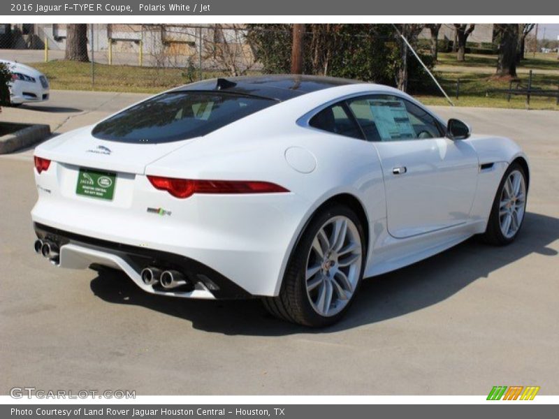 Polaris White / Jet 2016 Jaguar F-TYPE R Coupe