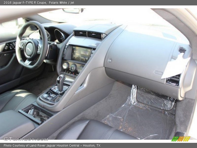 Polaris White / Jet 2016 Jaguar F-TYPE R Coupe