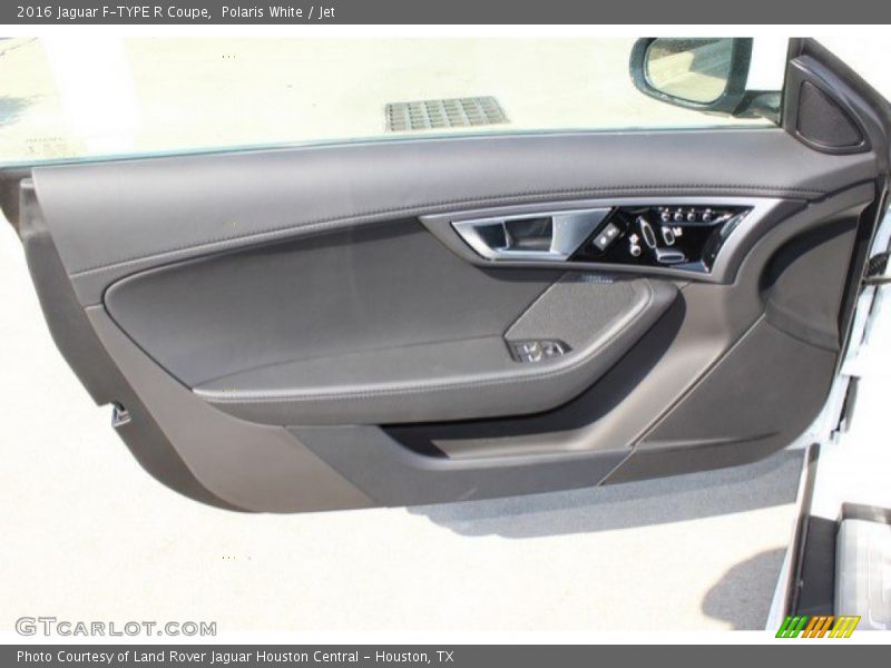Polaris White / Jet 2016 Jaguar F-TYPE R Coupe