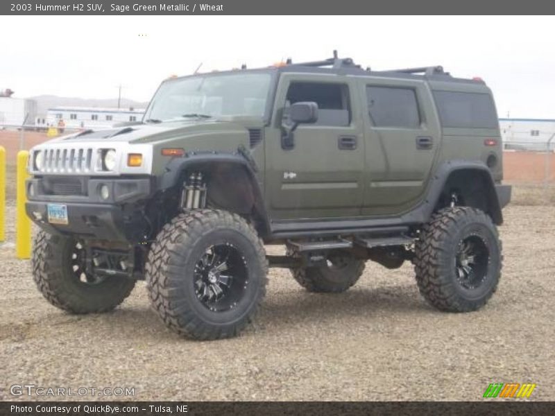 Sage Green Metallic / Wheat 2003 Hummer H2 SUV